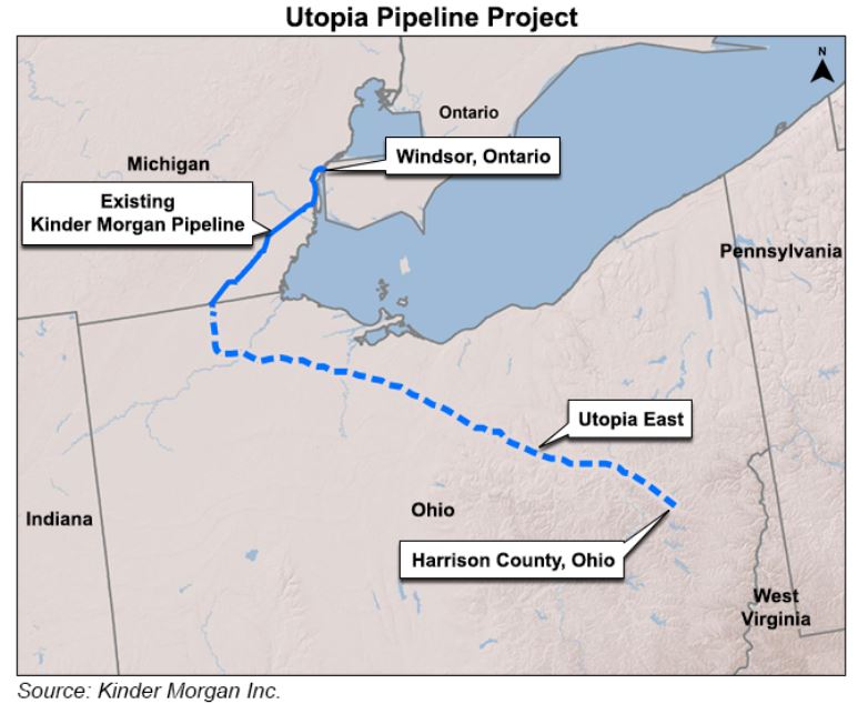 Utica Shale Adds Ethane Takeaway: Kinder Morgan Opens Valve on Utopia ...