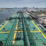 Mt Astra (Suezmax) Loading at Corpus Christi ship tanker -Corpus Christi Harbor Island Terminal Complex Targets Deepest Channel Depth of any Onshore Crude Oil Export Facility in the U.S. Oil and GAs 360