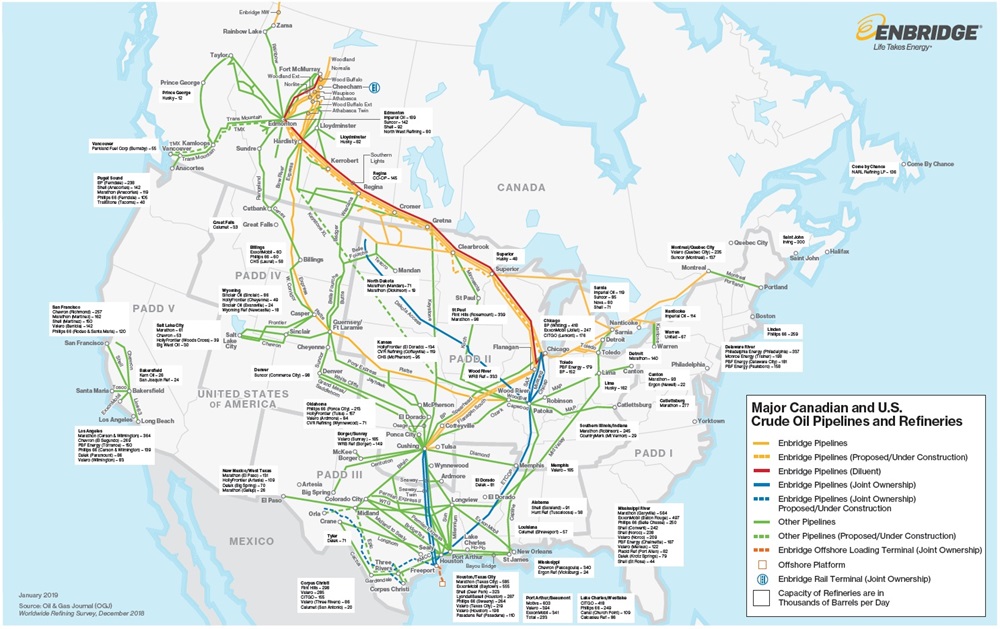 Enbridge Gas Line Map Enbridge Closes The Federally Regulated Portion Of The Previously Announced  Sale Of Natural Gas Gathering And Processing Assets In Northern British  Columbia To Brookfield Infrastructure - Oil & Gas 360