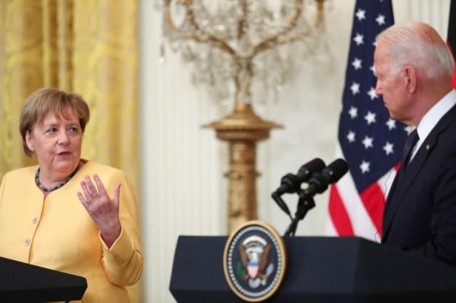 Biden, Merkel fail to resolve differences about Nord Stream 2 gas ...