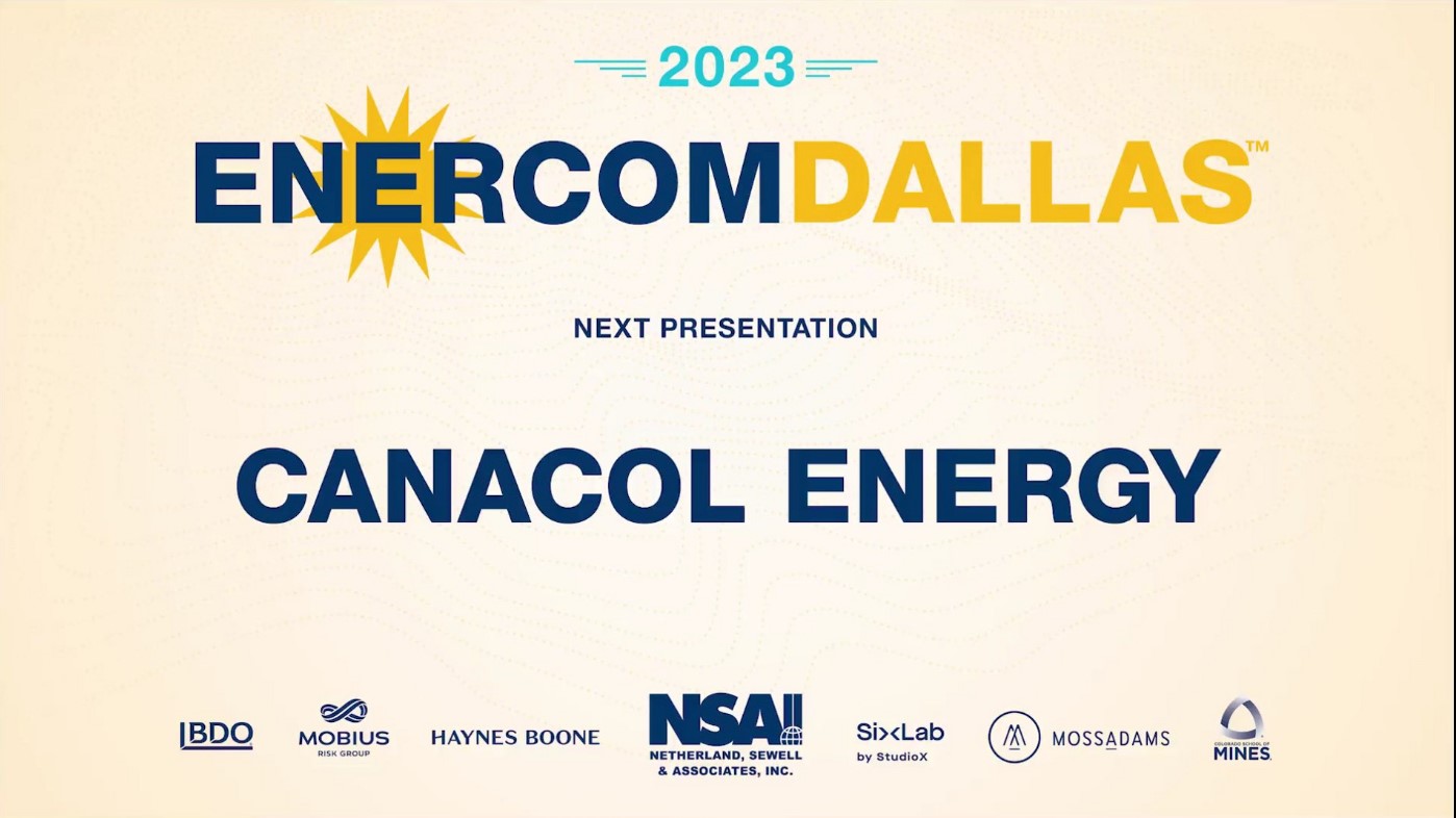 Exclusive Canacol Energy at DallasThe Energy Investment & ESG